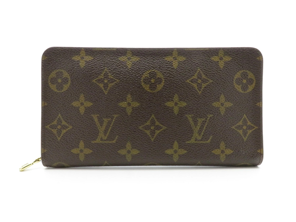 LOUIS VUITTON Portemonnaie Zip Monogram Long Wallet